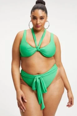 GOOD AMERICAN 100 WAYS TO WEAR TOP | SUMMER GREEN002 Bikini Tops