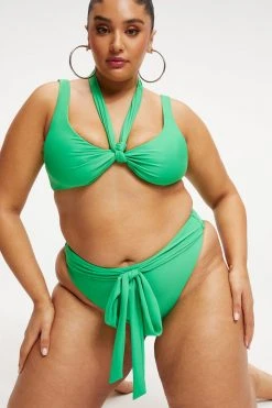 GOOD AMERICAN 100 WAYS TO WEAR TOP | SUMMER GREEN002 Bikini Tops