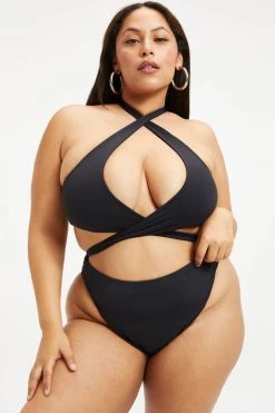 GOOD AMERICAN Bikini Tops 100 WAYS TO WEAR TOP | BLACK001