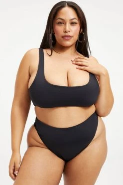 GOOD AMERICAN Bikini Tops 100 WAYS TO WEAR TOP | BLACK001