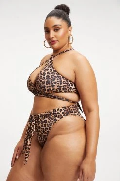 GOOD AMERICAN 100 WAYS TO WEAR TOP | LEOPARD NATURAL004