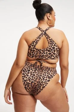 GOOD AMERICAN 100 WAYS TO WEAR TOP | LEOPARD NATURAL004