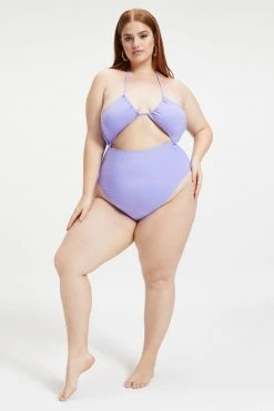 GOOD AMERICAN HALTER ONE-PIECE SWIMSUIT | IRIS001 One-Pieces