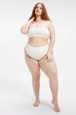 GOOD AMERICAN GOOD WAIST BOTTOM | IVORY001 Bikini Bottoms