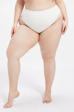 GOOD AMERICAN GOOD WAIST BOTTOM | IVORY001 Bikini Bottoms