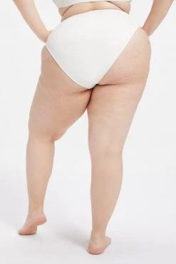 GOOD AMERICAN GOOD WAIST BOTTOM | IVORY001 Bikini Bottoms