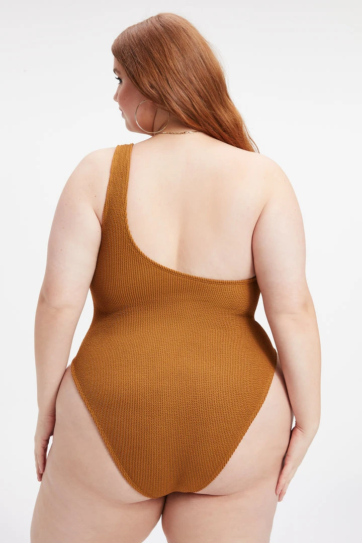 Brand new 🎁 GOOD AMERICAN One-Pieces ALWAYS FITS HOT SHOULDER ONE-PIECE | BRONZE BROWN001 🥰 5 GOOD AMERICAN One-Pieces ALWAYS FITS HOT SHOULDER ONE-PIECE | BRONZE BROWN001