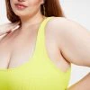 GOOD AMERICAN One-Pieces ALWAYS FITS HOT SHOULDER ONE-PIECE | ELECTRIC YELLOW001
