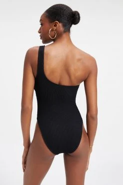 GOOD AMERICAN One-Pieces ALWAYS FITS HOT SHOULDER ONE-PIECE | BLACK001