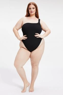GOOD AMERICAN One-Pieces ALWAYS FITS HOT SHOULDER ONE-PIECE | BLACK001