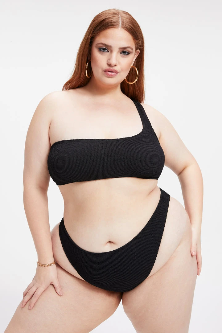 Hot Sale ๐ GOOD AMERICAN ALWAYS FITS ONE SHOULDER TOP | BLACK001 Bikini Tops ๐ฅฐ 6 GOOD AMERICAN ALWAYS FITS ONE SHOULDER TOP | BLACK001 Bikini Tops