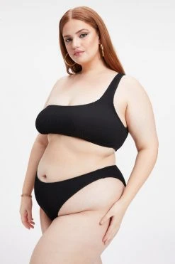 Hot Sale ๐ GOOD AMERICAN ALWAYS FITS ONE SHOULDER TOP | BLACK001 Bikini Tops ๐ฅฐ 18 GOOD AMERICAN ALWAYS FITS ONE SHOULDER TOP | BLACK001 Bikini Tops