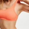 GOOD AMERICAN ALWAYS FITS ONE SHOULDER TOP | ORANGE CREAM001 Bikini Tops