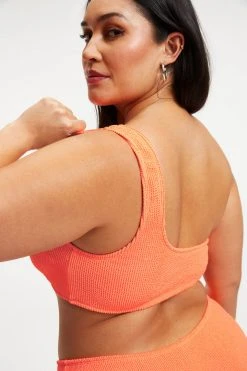 Cheap โ GOOD AMERICAN ALWAYS FITS ONE SHOULDER TOP | ORANGE CREAM001 ๐ฏ Bikini Tops ๐ 22 GOOD AMERICAN ALWAYS FITS ONE SHOULDER TOP | ORANGE CREAM001 Bikini Tops