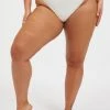 GOOD AMERICAN Bikini Bottoms GOOD WAIST COMPRESSION BOTTOM | IVORY001
