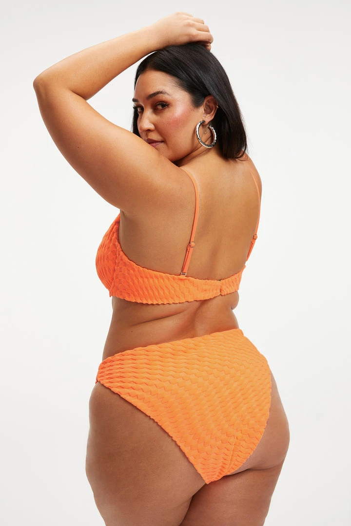 Coupon 🌟 GOOD AMERICAN JACQUARD DEMI TOP | ORANGE CREAM001 🔥 10 GOOD AMERICAN JACQUARD DEMI TOP | ORANGE CREAM001