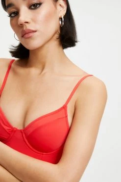 GOOD AMERICAN SHOWOFF ONE-PIECE | BRIGHT POPPY 002