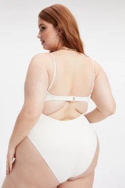 GOOD AMERICAN SHOWOFF ONE-PIECE | IVORY001