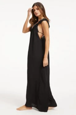 GOOD AMERICAN SEXY TWIST ROMPER | BLACK001