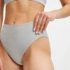 GOOD AMERICAN SPARKLE GOOD WAIST CHEEKY | SILVER001