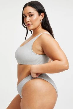 Best Sale ⌛ GOOD AMERICAN SPARKLE SCOOP TOP | SILVER001 🛒 14 GOOD AMERICAN SPARKLE SCOOP TOP | SILVER001