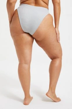 GOOD AMERICAN SPARKLE BETTER BIKINI BOTTOM | SILVER001 Bikini Bottoms