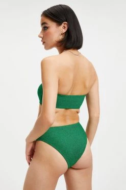 Wholesale 🔔 GOOD AMERICAN SPARKLE BETTER BAND TOP | SUMMER GREEN002 Bikini Tops 🎁 20 GOOD AMERICAN SPARKLE BETTER BAND TOP | SUMMER GREEN002 Bikini Tops
