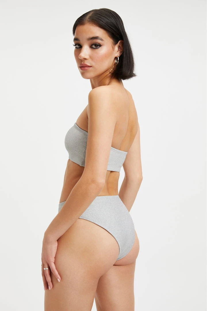 Top 10 ❤️ GOOD AMERICAN 🌟 Bikini Tops SPARKLE BETTER BAND TOP | SILVER001 ⭐ 10 GOOD AMERICAN Bikini Tops SPARKLE BETTER BAND TOP | SILVER001
