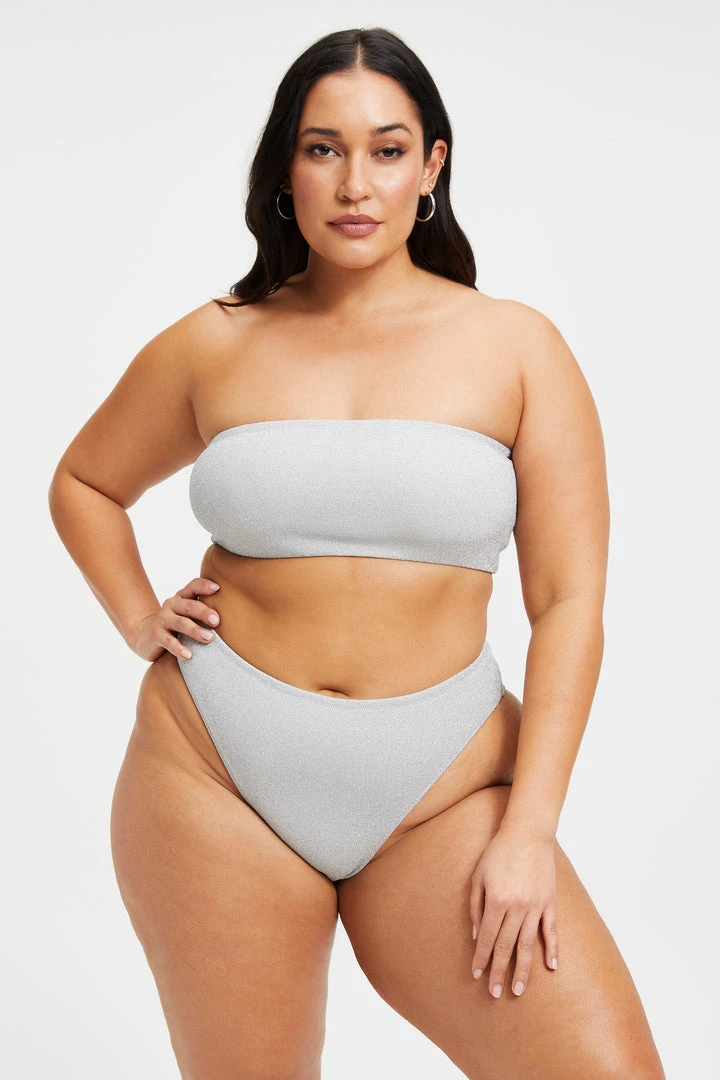 Top 10 ❤️ GOOD AMERICAN 🌟 Bikini Tops SPARKLE BETTER BAND TOP | SILVER001 ⭐ 4 GOOD AMERICAN Bikini Tops SPARKLE BETTER BAND TOP | SILVER001