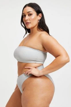 Top 10 ❤️ GOOD AMERICAN 🌟 Bikini Tops SPARKLE BETTER BAND TOP | SILVER001 ⭐ 16 GOOD AMERICAN Bikini Tops SPARKLE BETTER BAND TOP | SILVER001
