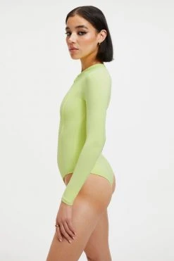 Coupon 😀 GOOD AMERICAN GOOD COMPRESSION SUIT | KEY LIME001 😍 14 GOOD AMERICAN GOOD COMPRESSION SUIT | KEY LIME001