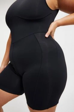GOOD AMERICAN One-Pieces GOOD COMPRESSION SLEEVELESS SUIT | BLACK001