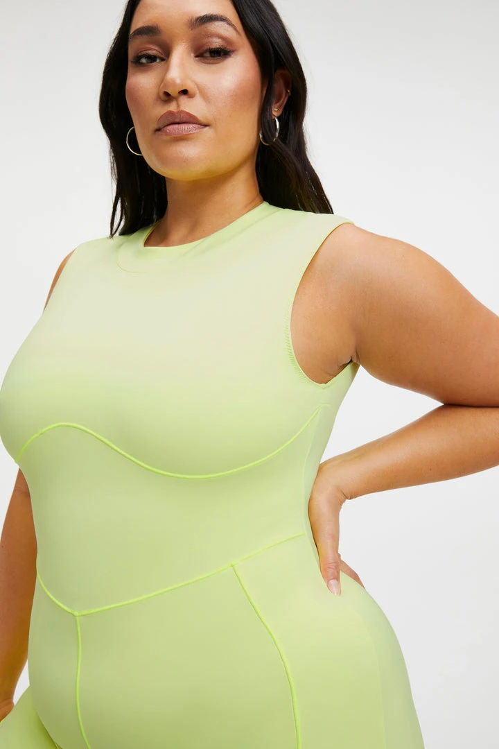 Budget ๐ GOOD AMERICAN GOOD COMPRESSION SLEEVELESS SUIT | KEY LIME001 One-Pieces ๐ 12 GOOD AMERICAN GOOD COMPRESSION SLEEVELESS SUIT | KEY LIME001 One-Pieces
