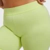 GOOD AMERICAN GOOD COMPRESSION SWIM SHORT | KEY LIME001 Bikini Bottoms
