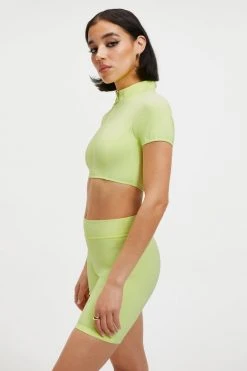 Outlet ๐ GOOD AMERICAN Bikini Tops GOOD COMPRESSION SWIM SHIRT | KEY LIME001 ๐ 16 GOOD AMERICAN Bikini Tops GOOD COMPRESSION SWIM SHIRT | KEY LIME001