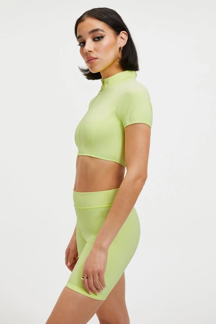 Outlet ๐ GOOD AMERICAN Bikini Tops GOOD COMPRESSION SWIM SHIRT | KEY LIME001 ๐ 4 GOOD AMERICAN Bikini Tops GOOD COMPRESSION SWIM SHIRT | KEY LIME001