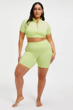 Outlet ๐ GOOD AMERICAN Bikini Tops GOOD COMPRESSION SWIM SHIRT | KEY LIME001 ๐ 20 GOOD AMERICAN Bikini Tops GOOD COMPRESSION SWIM SHIRT | KEY LIME001