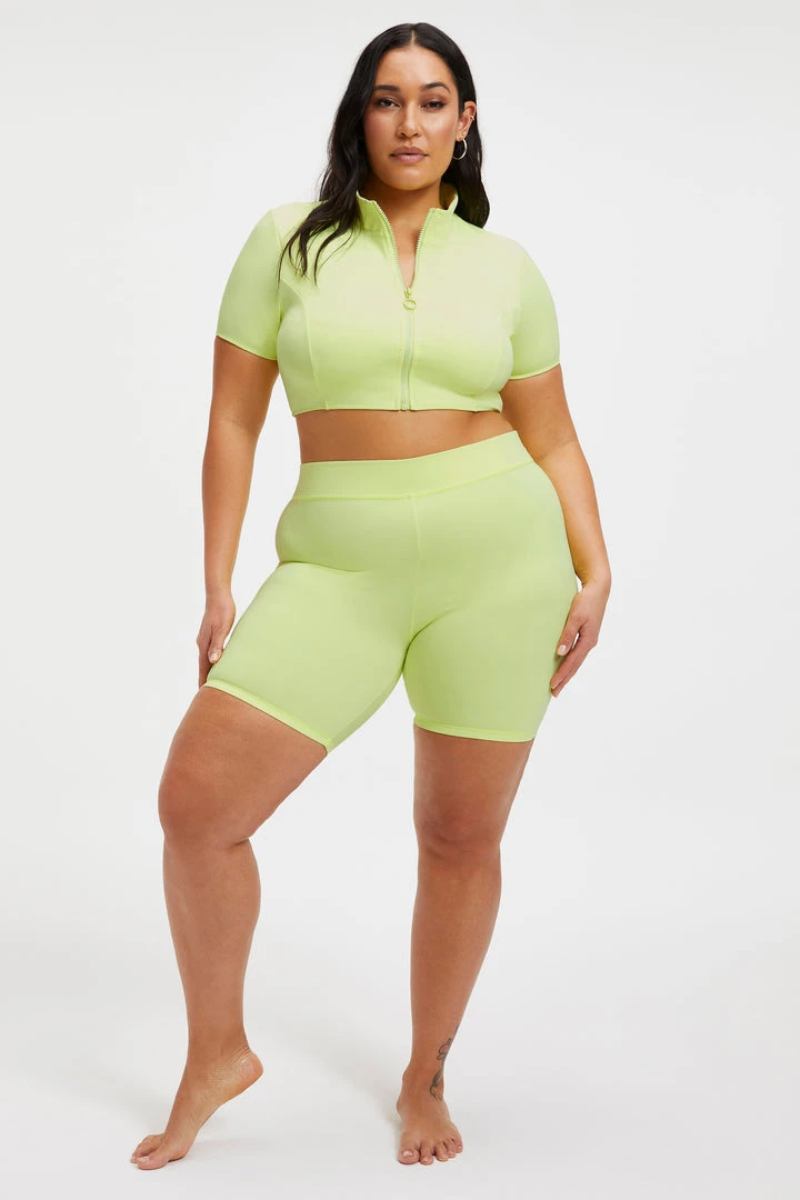 Outlet ๐ GOOD AMERICAN Bikini Tops GOOD COMPRESSION SWIM SHIRT | KEY LIME001 ๐ 8 GOOD AMERICAN Bikini Tops GOOD COMPRESSION SWIM SHIRT | KEY LIME001