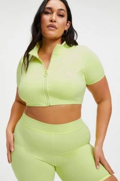 Outlet ๐ GOOD AMERICAN Bikini Tops GOOD COMPRESSION SWIM SHIRT | KEY LIME001 ๐ 19 GOOD AMERICAN Bikini Tops GOOD COMPRESSION SWIM SHIRT | KEY LIME001