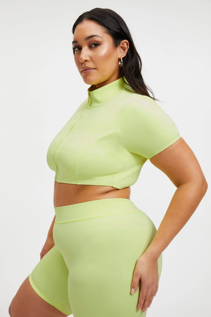 Outlet ๐ GOOD AMERICAN Bikini Tops GOOD COMPRESSION SWIM SHIRT | KEY LIME001 ๐ 10 GOOD AMERICAN Bikini Tops GOOD COMPRESSION SWIM SHIRT | KEY LIME001