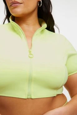 Outlet ๐ GOOD AMERICAN Bikini Tops GOOD COMPRESSION SWIM SHIRT | KEY LIME001 ๐ 18 GOOD AMERICAN Bikini Tops GOOD COMPRESSION SWIM SHIRT | KEY LIME001