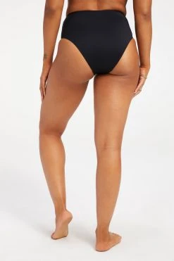 GOOD AMERICAN Bikini Bottoms GOOD COMPRESSION SWIM BRIEF | BLACK001