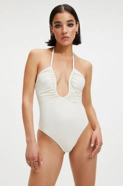 GOOD AMERICAN LEILANI ONE-PIECE | IVORY001