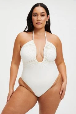 GOOD AMERICAN LEILANI ONE-PIECE | IVORY001