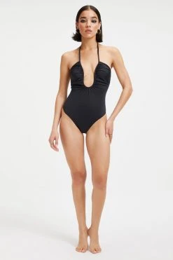 GOOD AMERICAN LEILANI ONE-PIECE | BLACK001