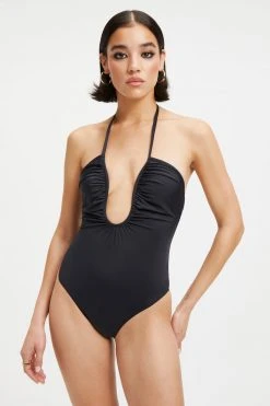 GOOD AMERICAN LEILANI ONE-PIECE | BLACK001
