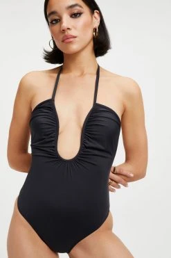 GOOD AMERICAN LEILANI ONE-PIECE | BLACK001