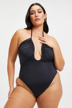 GOOD AMERICAN LEILANI ONE-PIECE | BLACK001