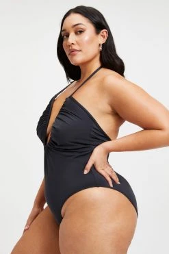 GOOD AMERICAN LEILANI ONE-PIECE | BLACK001