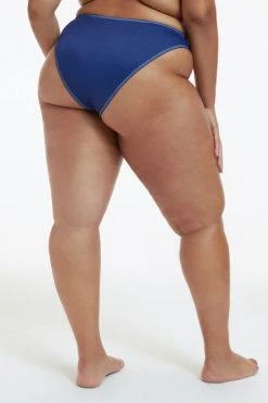 GOOD AMERICAN DENIM BETTER BIKINI BOTTOM | INDIGO PRINT001 Bikini Bottoms